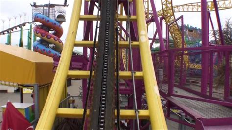 Rage Roller Coaster Pov Adventure Island Southend Essex Uk England