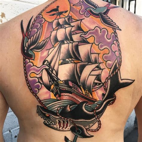 Us Navy Full Back Tattoo Veteran Ink