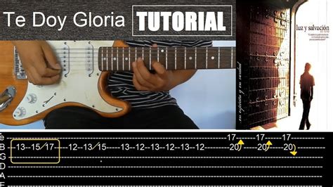 Te Doy Gloria Tutorial Guitarra ElÉctrica Youtube