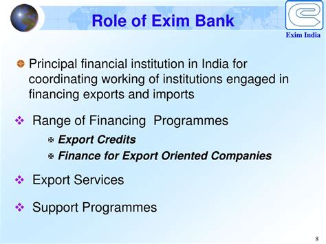 Ppt Export Import Bank Of India Powerpoint Presentation Free