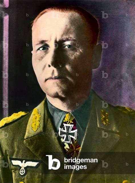 Portrait Of Erwin Rommel German Marechal Photograph Of The