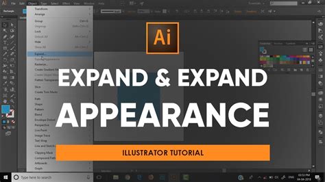 Using Expand and Expand Appearance | Adobe Illustrator Tutorial - YouTube
