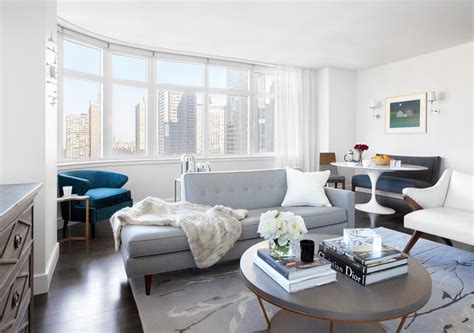 A Modern Intake On New York City Transitional Living Room New