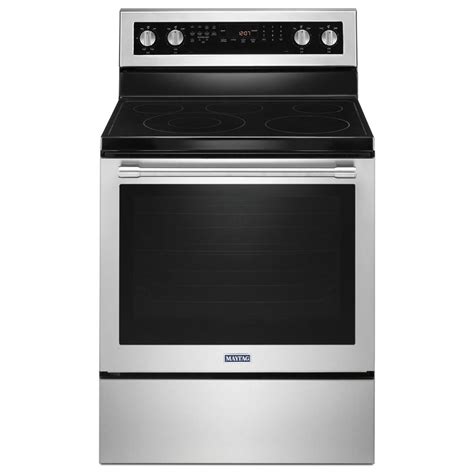 Maytag Mer8800fz 30 Inch Wide Electric Range With True Convection And