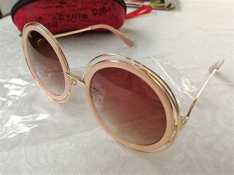 pink frame round lens sunglasses shein sheinside