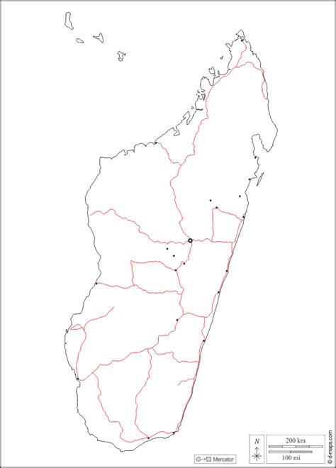 Madagascar Mappa Gratuita Mappa Muta Gratuita Cartina Muta Gratuita