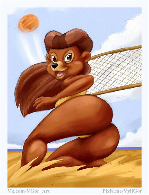 Rule 34 Beach Disney Female Furry Rebecca Cunningham Solo Swimsuit Talespin Trzaraki