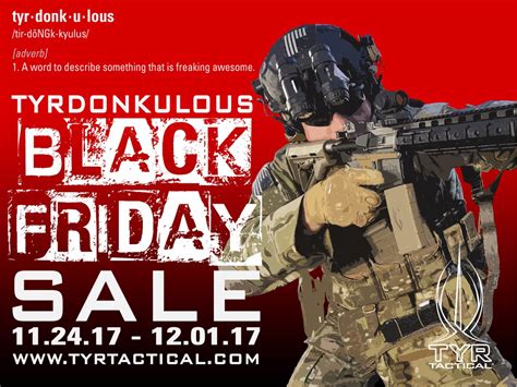 Tyr Tactical Tuesday Black Friday Is Almost Here Soldier Systems Daily