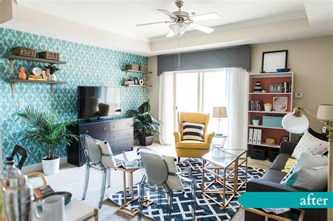 this old apartment — BEFORE + AFTER: Renter-Friendly Apartment