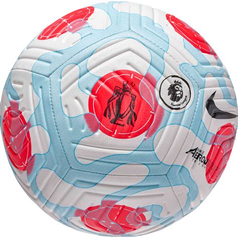 Nike Premier League Strike Soccer Ball White And Baltic Blue With Laser