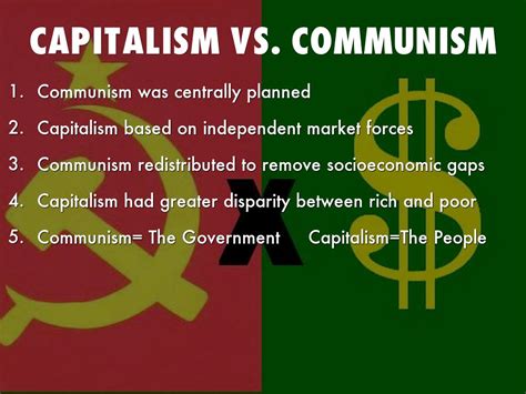 Communism Vs Capitalism Lessons Blendspace