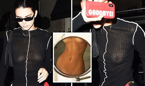 Kendall Jenner Exposes Assets In See Through Top Before