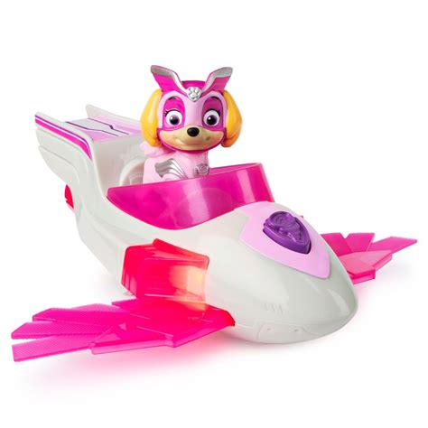 Paw Patrol Mighty Pups Skye Exclusive Figure Light Up