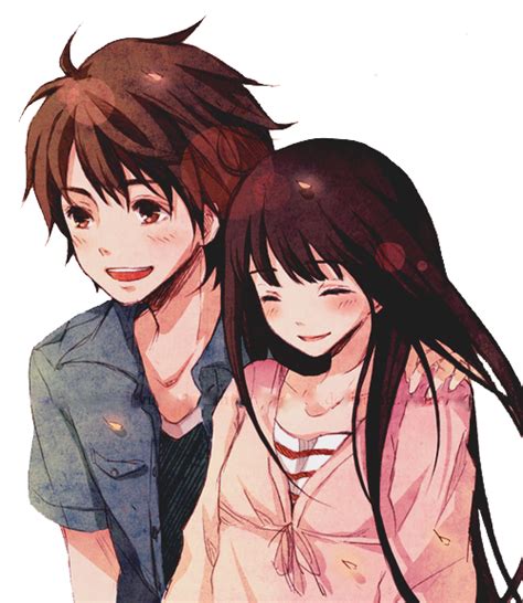 Anime Couple Smile Transparent Png Png Play