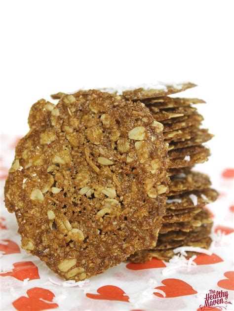 Coconut Oatmeal Lace Cookies The Healthy Maven Oatmeal Lace Cookies