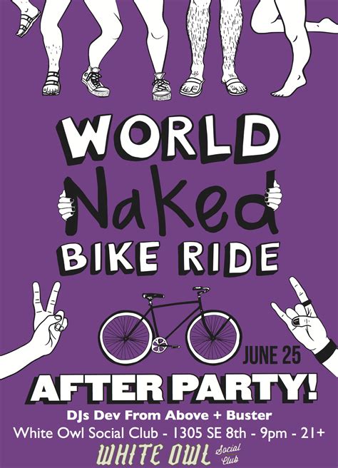 World Naked Bike Ride Official After Party — White Owl Social Club