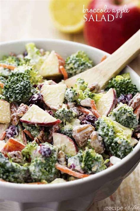 The raisins add sweetness, and the bacon gives it a nice crunch. Broccoli Apple Salad | The Recipe Critic Used bottled ...