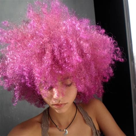 ρσρριи ριиѕ Desszyb Dyed Natural Hair Colored Curly Hair Candy Hair