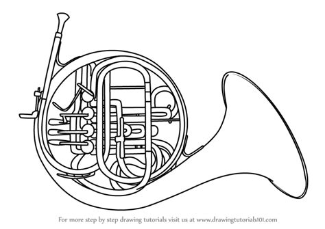 How To Draw A Tuba
