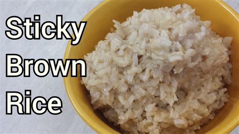 When you think of rice, you likely think of it as a side dish served along an asian main like general tso's you could use regular white rice or brown rice to create a similar texture, but you won't get the same level of stickiness as you would the options listed above. Glutinous Rice Recipe | Sticky Brown Rice | How to Make ...