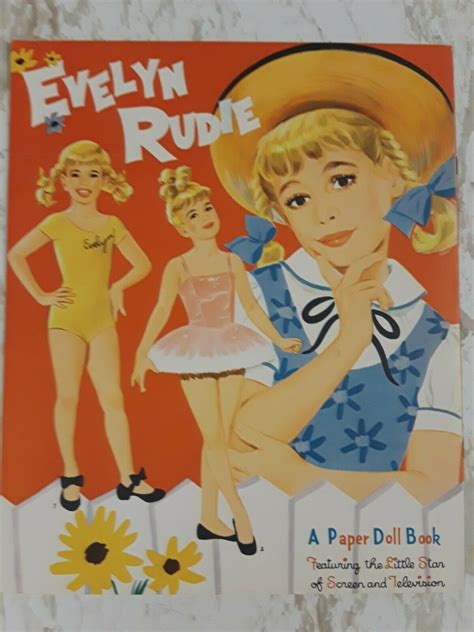 Evelyn Rudie Paper Dolls By Saalfield1745 Dated 1958 In Uncut