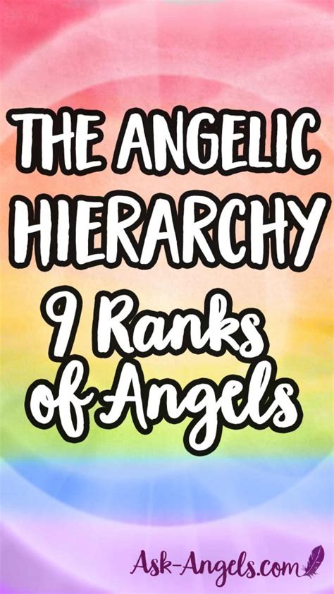 Angelic Hierarchy Understanding The 9 Angel Ranks Ask