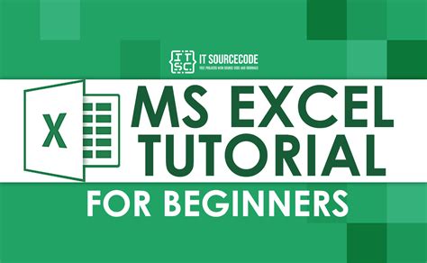 Ms Excel Tutorial For Beginners Introduction
