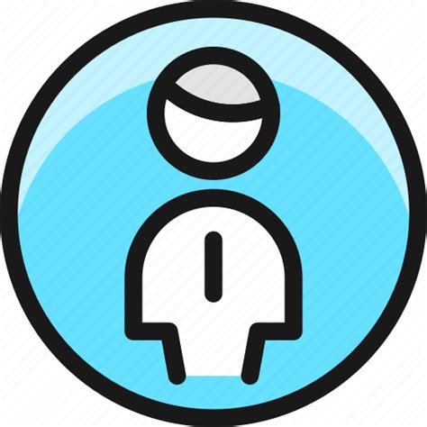 Single Man Circle Icon Download On Iconfinder