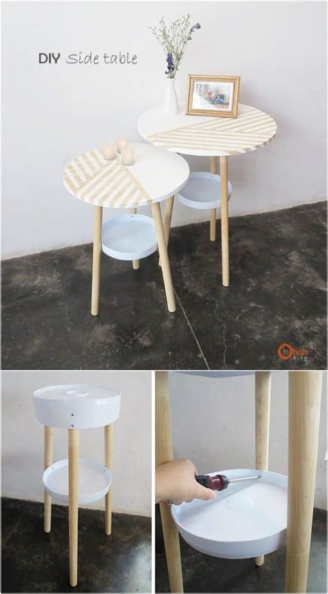 This Is An Easy Diy Side Table For The Living Room