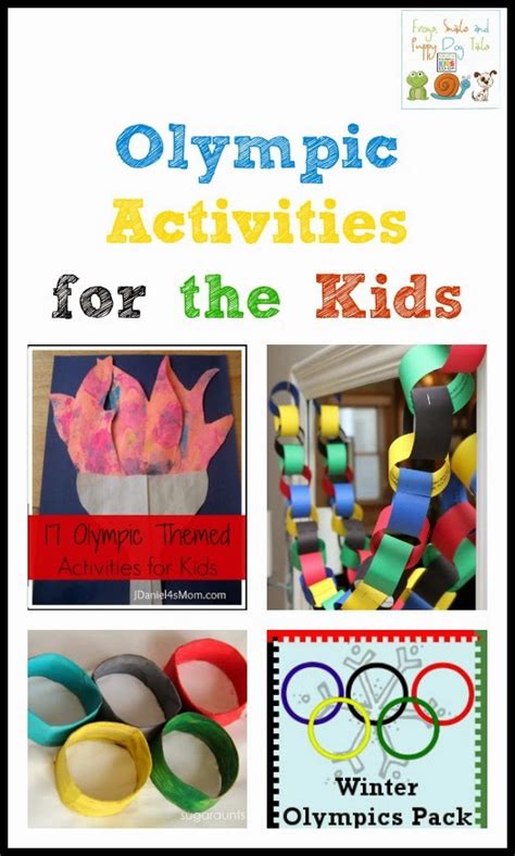 Olympic Activities For Kids Fspdt