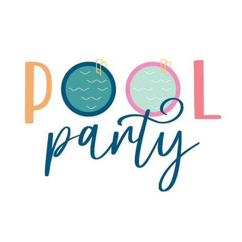 Pool Party Svg Cut File Snap Click Supply Co