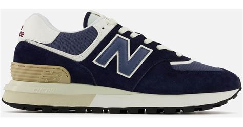 New Balance Rubber 574 Legacy Trainers In Blue Lyst Uk