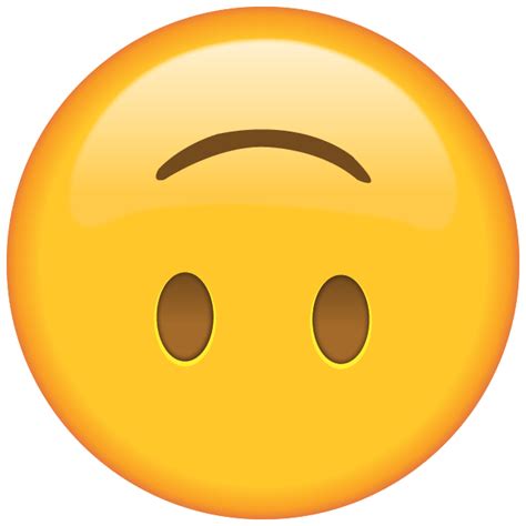 whatsapp emoji meaning upside down face meancro