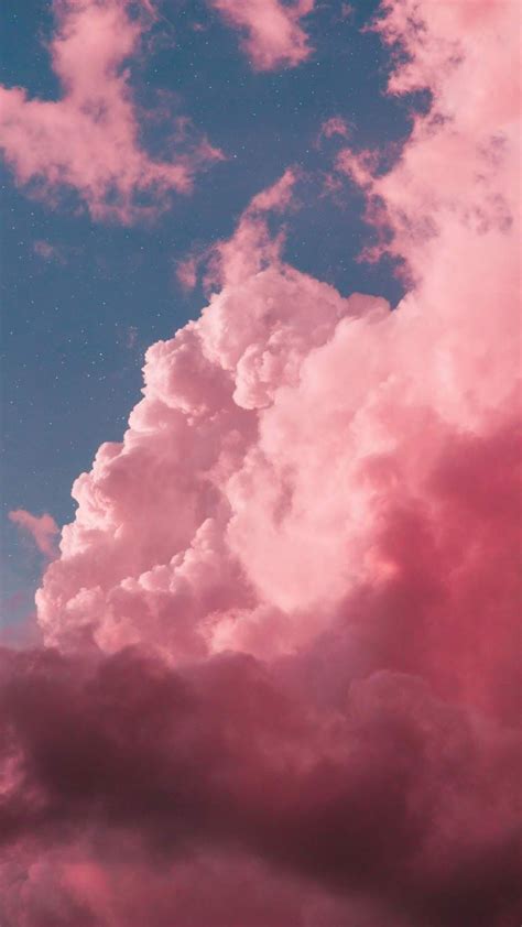 Pink Aesthetic Background Cloud Pink Clouds Wallpapers On