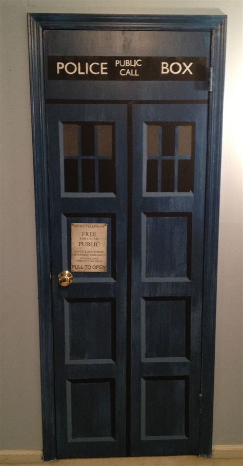 Make Your Own Tardis Door 9 Steps With Pictures