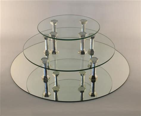 3 Tier Glass Cake Stand Equipment Hire Plankenbrug