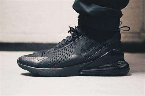 Nike Air Max 270 Triple Black Release Dates Photos Where To Buy