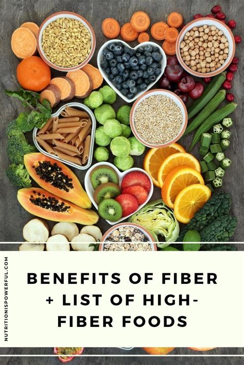Benefits Of Fiber List Of High Fiber Foods High Fiber Foods Fiber