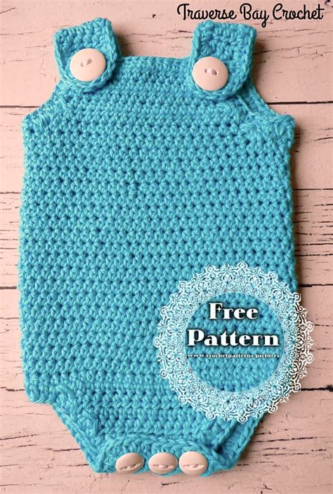 2 Crochet Baby Romper Skill Level Easy Free Patterns Free Crochet