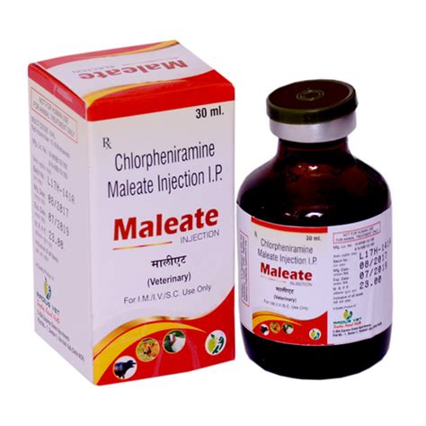 Chlorpheniramine Maleate Injection Ip Packaging Type Box Packaging