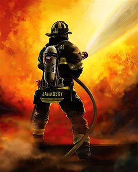 Artwork By Jankosky Firefighter Drawing Firefighter Art Firefighter