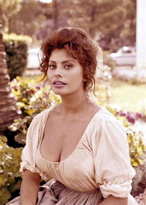 Sophia Loren On The Set Of Madame C 1961 Sirens