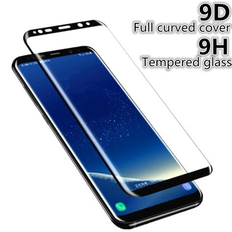 Tempered Glass Film For Samsung Galaxy Note 8 9 S9 S8 Plus S7 Edge 9d