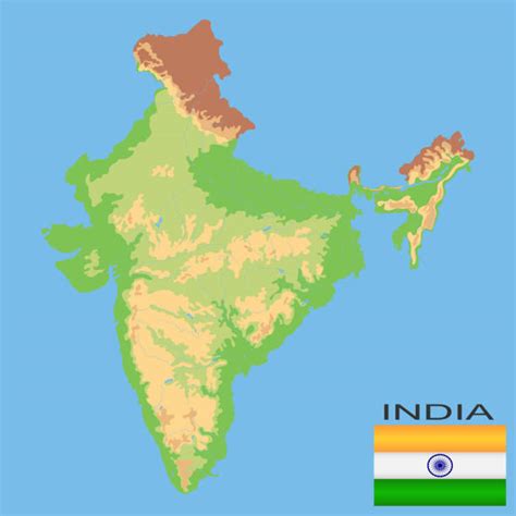 100 Physical Map Of India Stock Photos Pictures And Royalty Free Images