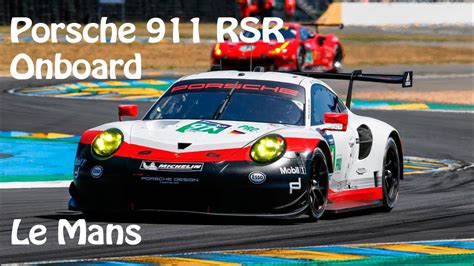 Porsche 911 RSR Le Mans RFactor 2 YouTube