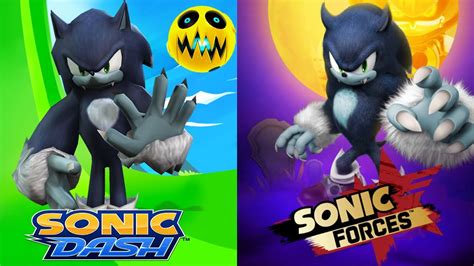 Werehog In Sonic Dash Vs Sonic Forces 99 Characters Unlocked Fully