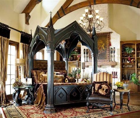 Medieval Bedroom With Some Modern Touches Gothic Interior Gothic Home