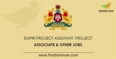 Empri Karnataka Jobs 2019 54 Programme Assistant And Other Posts