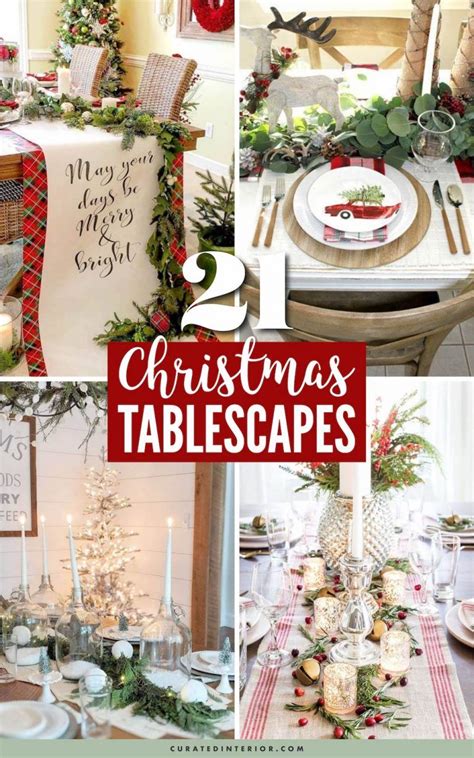 Christmas Dining Room, Christmas Tabletop, Christmas Table Settings