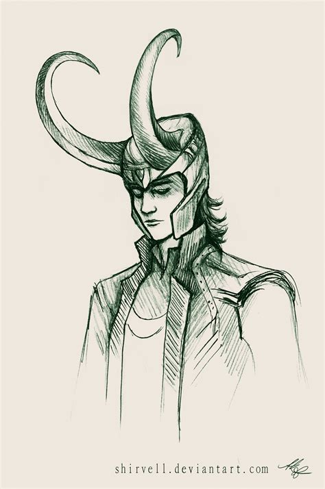 No Trouble Lessons How To Draw Loki Learn How To Draw Loki From High